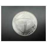 BU 1oz .999 Silver Miner Round