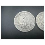 (2) Circulated Morgan Dollars