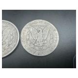 (2) Circulated Morgan Dollars