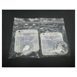 1992 (2) Proof Canadian Silver Commemorative Quarters w/COAs, Uncirculated - Sterling Silver, Manitoba, New Foundland