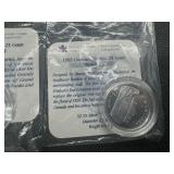 1992 (2) Proof Canadian Silver Commemorative Quarters w/COAs, Uncirculated - Sterling Silver, Manitoba, New Foundland