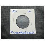 1871 Prince Edward Island 1 Cent