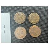 1881 Indianhead + (4) Loose