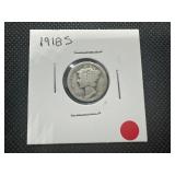 1918 S Semi Key Date Mercury Dime