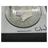 1978 S Gem Proof Clad Ike Dollar
