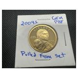 2004 S Proof Sacagawea Dollar