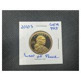 2010 S Proof Sacagawea Dollar - Law of Peace