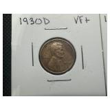 High Grade 1923 D Penny + Nice 1930 D