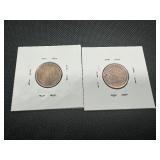 High Grade 1923 D Penny + Nice 1930 D