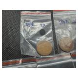 (5) Nicer Wheat Cents, 13D, 15D, 21S, 25D, 32