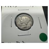 1927 S Better Date Mercury Dime