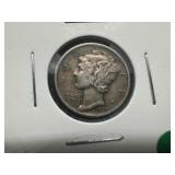 1936 XF Mercury Dime, XFR or Better