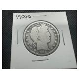 1906 D Barber Half Dollar
