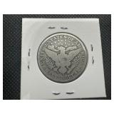 1906 D Barber Half Dollar