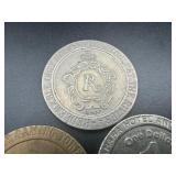 (3) Defunct Vegas Casino Gaming Tokens