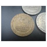 (3) Defunct Vegas Casino Gaming Tokens