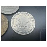 (3) Defunct Vegas Casino Gaming Tokens