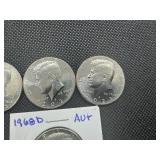 High Grade 1968 D + (3) BU 2023 Halves
