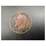 Napolean Empire Cinq Centimes