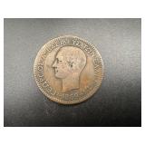 1869 Greek 10 Lepta