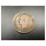 1869 Greek 10 Lepta