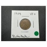 1909 Better Date VF+ Lincoln Penny