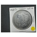 1921 S XF+ Morgan Dollar