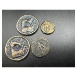 (4) Ancient Coins, Porss Reproductions