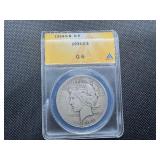 1934 S key Date Anacs Graded Peace Dollar