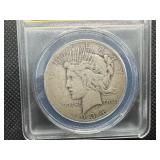 1934 S key Date Anacs Graded Peace Dollar