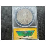 1934 S key Date Anacs Graded Peace Dollar