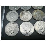 (10) Circulated Ike Dollars
