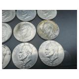(10) Circulated Ike Dollars