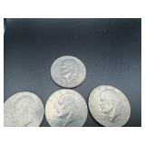 (10) Circulated Ike Dollars