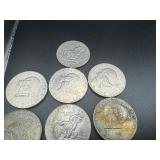 (10) Circulated Ike Dollars
