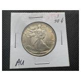 1943 High Grade Walking Liberty Half