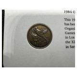 1984 Olympic Games Friendship Medallion