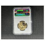 11th President James Polk 2009 S $1 NGC PF 69 Ultra Cameo