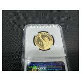 11th President James Polk 2009 S $1 NGC PF 69 Ultra Cameo