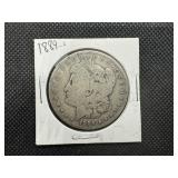 1889 O Morgan Silver Dollar
