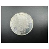 2016 1oz Silver Round Buffalo Design