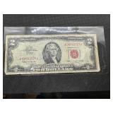 1963 Red Seal $2 Bill
