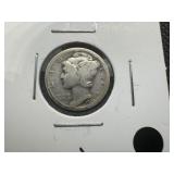 1925 S Better Date Mercury Dime