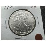 1944 XF Walking Liberty Half Dollar