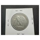 1937 S XF+ Walking Liberty Half