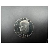 1974 S Clad Proof Eisenhower Dollar