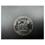 1974 S Clad Proof Eisenhower Dollar