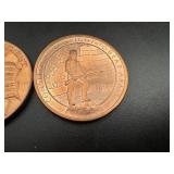 Two Second Amendment 1oz Copper Rounds