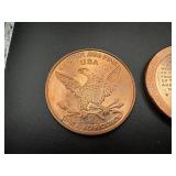 Two Second Amendment 1oz Copper Rounds