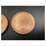 Two Second Amendment 1oz Copper Rounds